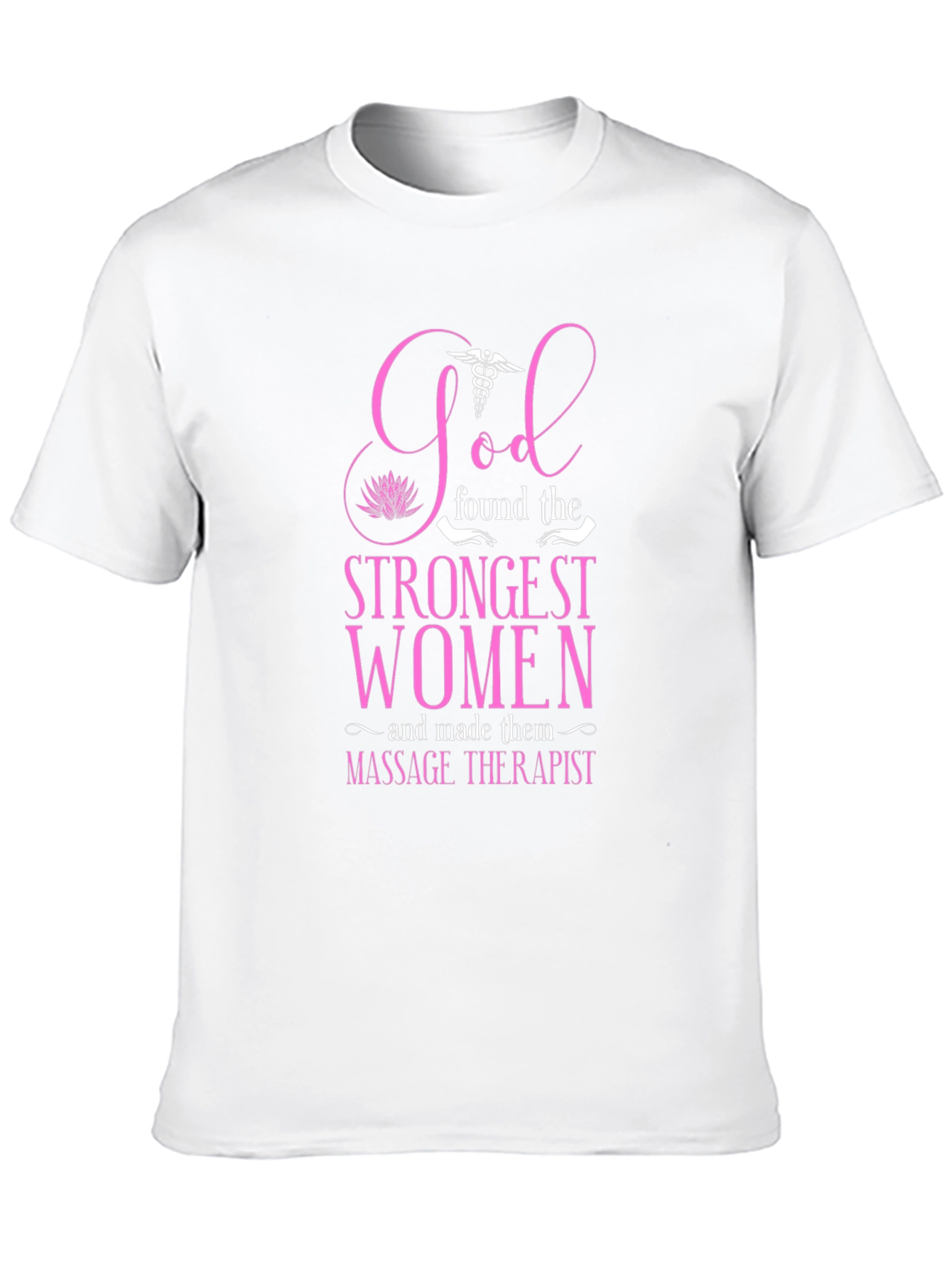 Massage Therapist Strong Women Graphic T-Shirt
