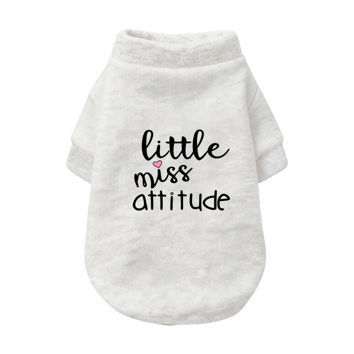 Little Miss Attitude Sassy Girly Pet Cozy Sweater