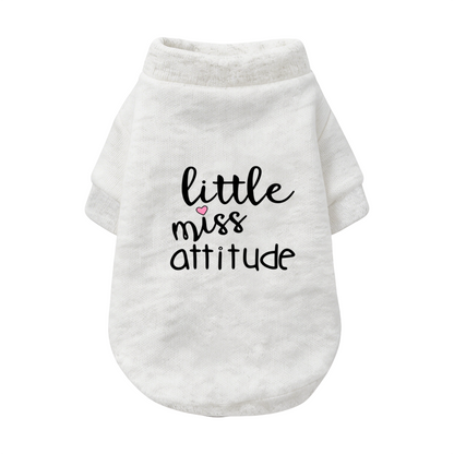Little Miss Attitude Sassy Girly Pet Cozy Sweater