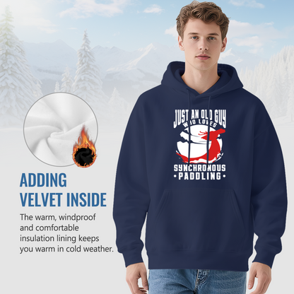 Dragon Boat Synchronous Paddling Hoodie, Comfort For Elder Guys