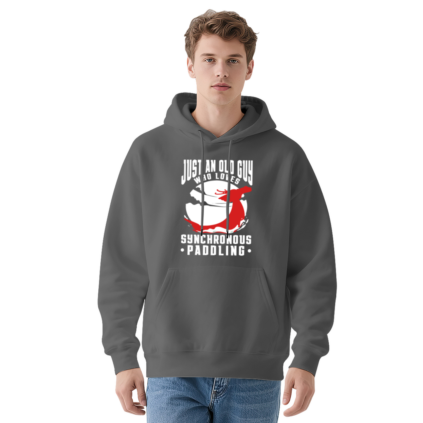 Dragon Boat Synchronous Paddling Hoodie, Comfort For Elder Guys