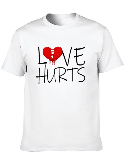 Love Hurts Graphic T-Shirt - Black