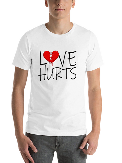 Love Hurts Graphic T-Shirt - Black