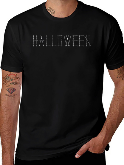 Halloween Barbed Wire Graphic T-Shirt