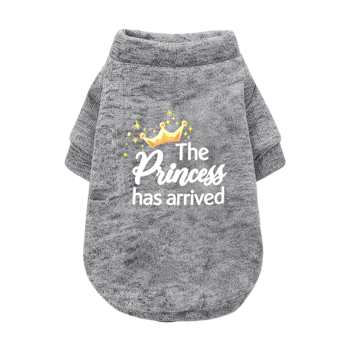 The Princess Has Arrived Cozy Dog Sweater ¨C Royal Cute Pet Outfit