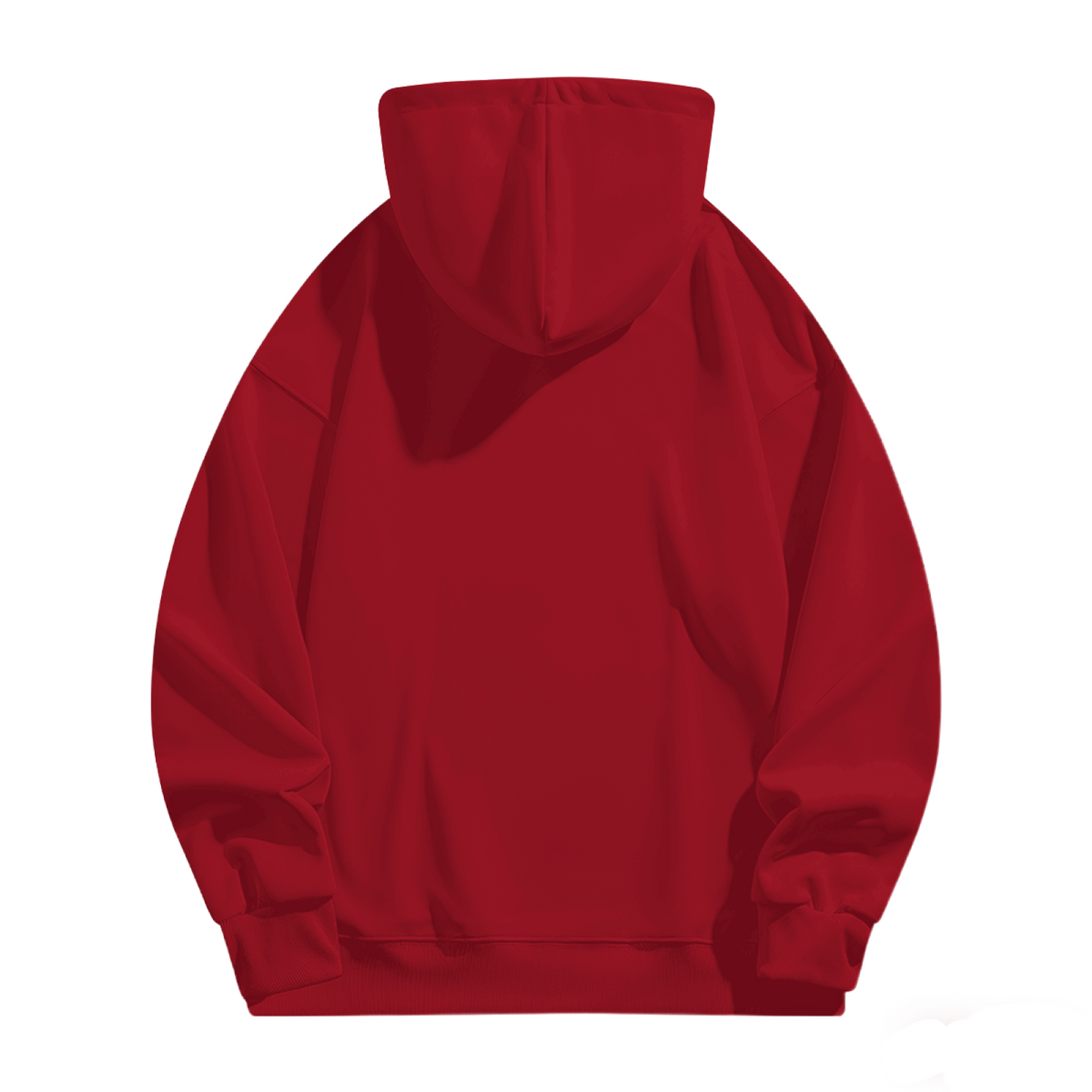 Fresh White Daisy Floral Red Hoodie, Unisex Soft Romantic Casual Sweatshirt
