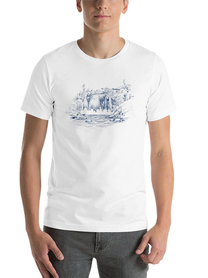 Mens Black Graphic T-Shirt