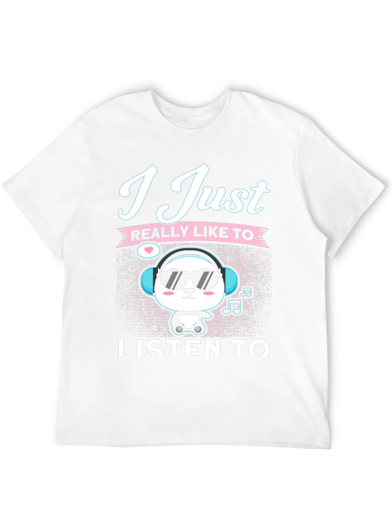 Cool Panda Music Lover T-Shirt