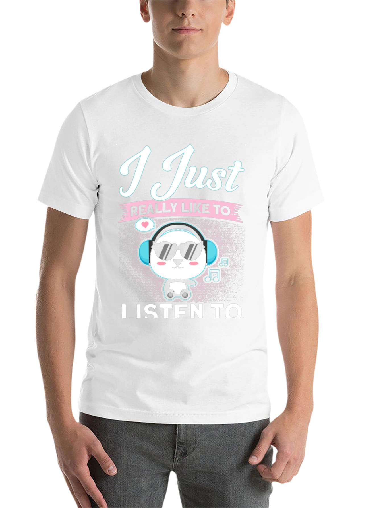 Cool Panda Music Lover T-Shirt