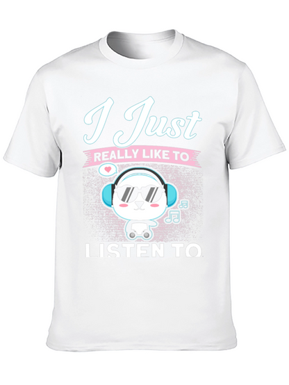 Cool Panda Music Lover T-Shirt