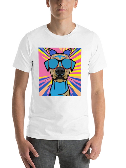 Cool Dog Graphic Tee - Stylish Canine Design