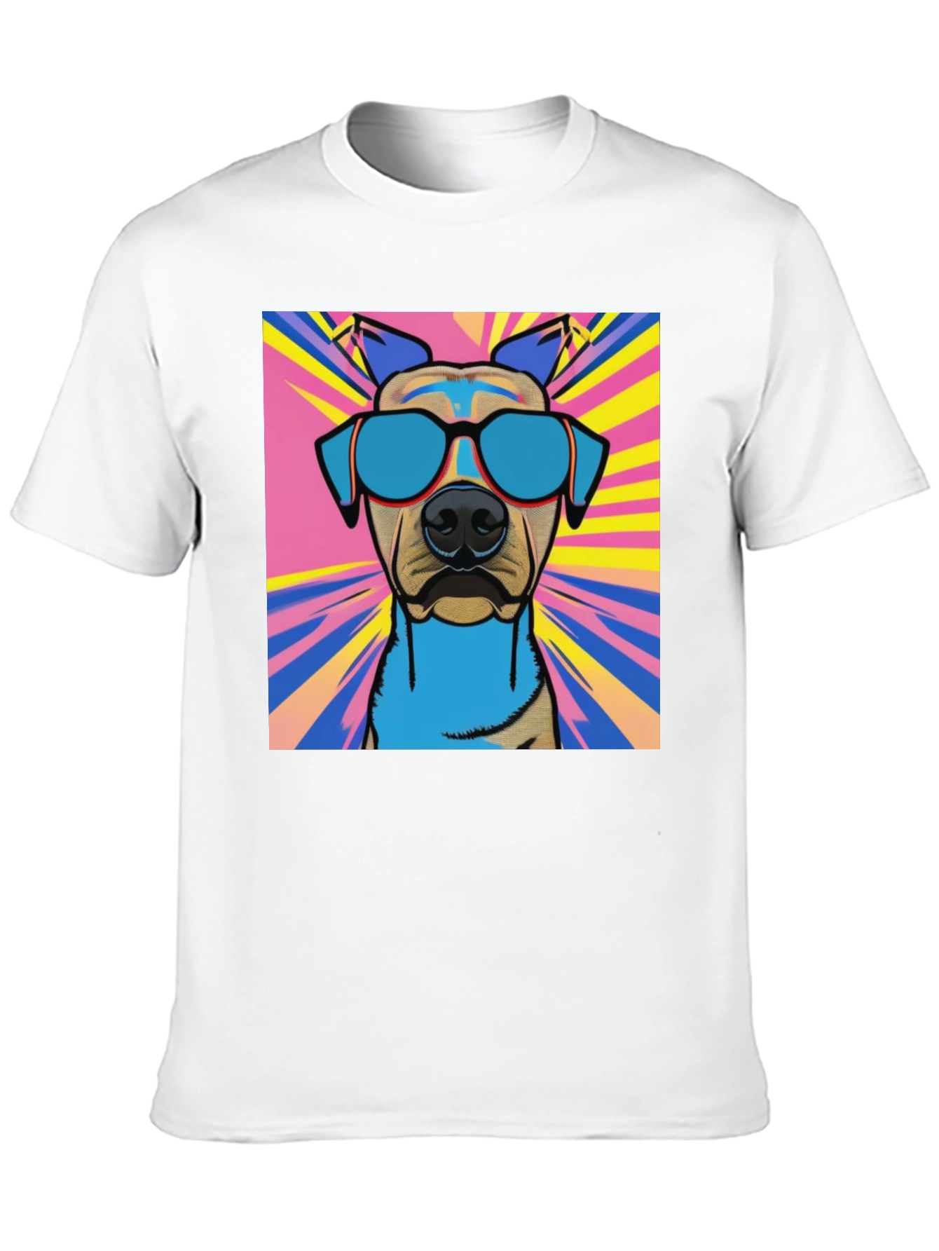Cool Dog Graphic Tee - Stylish Canine Design