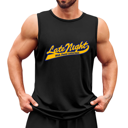 Late Night With David Letterman Retro Talk Show Tank