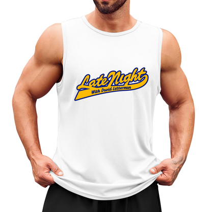 Late Night With David Letterman Retro Talk Show Tank