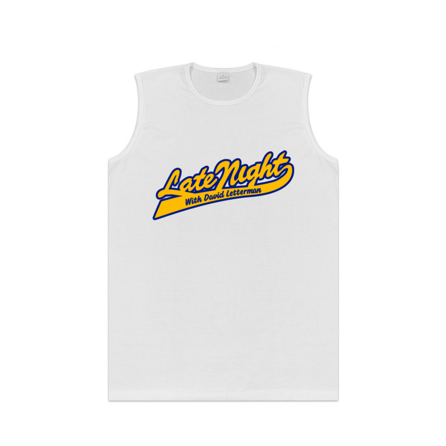 Late Night With David Letterman Retro Talk Show Tank