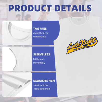 Late Night With David Letterman Retro Talk Show Tank