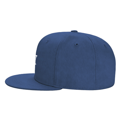 Retro Interlock NY Logo Royal Blue Hip Hop Sun Snapback