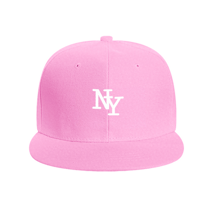 Retro Interlock NY Logo Royal Blue Hip Hop Sun Snapback