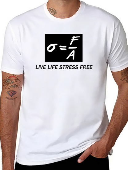 Live Stress-Free T-Shirt: Formula Design Relaxed Fit