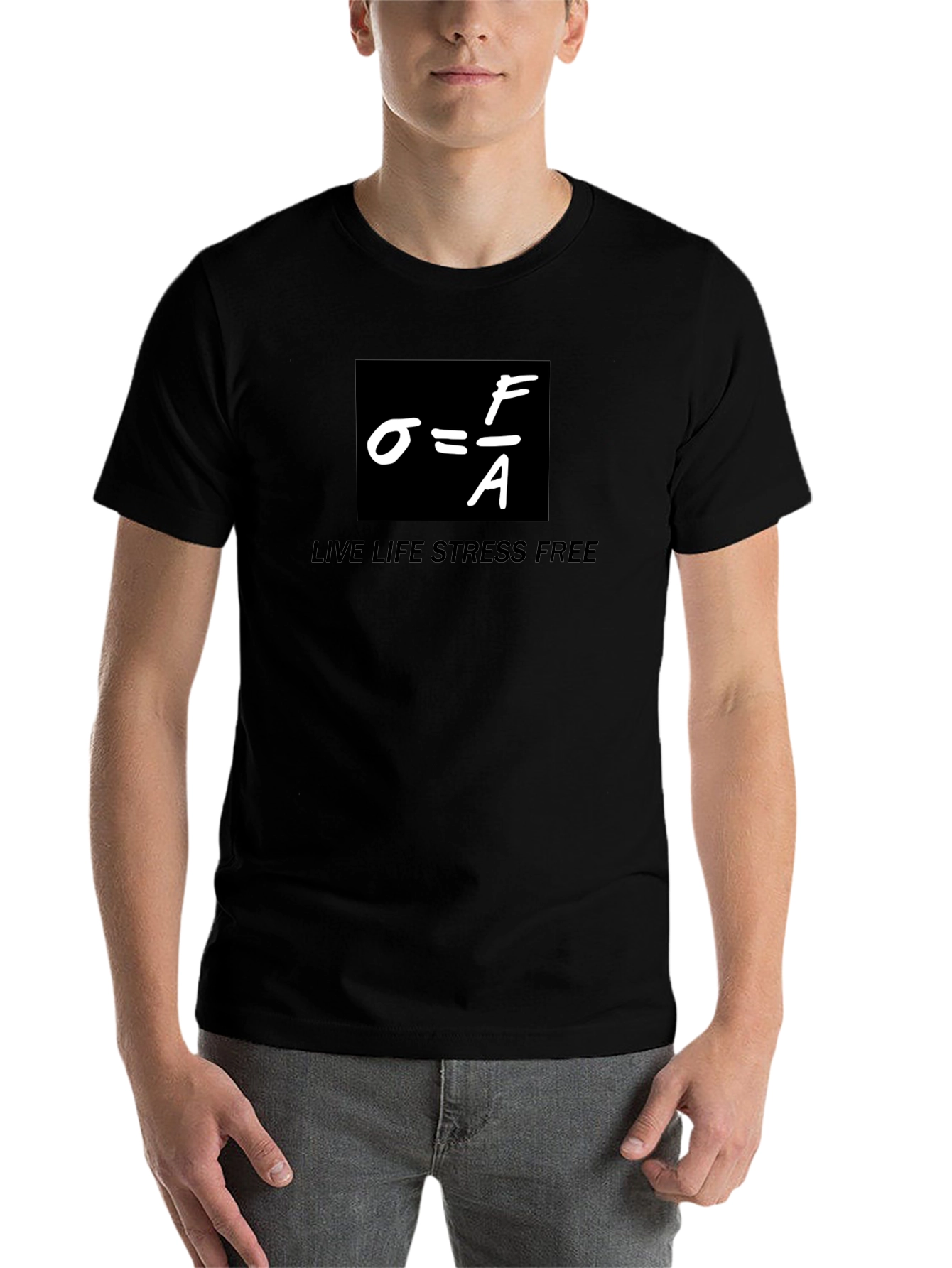 Live Stress-Free T-Shirt: Formula Design Relaxed Fit