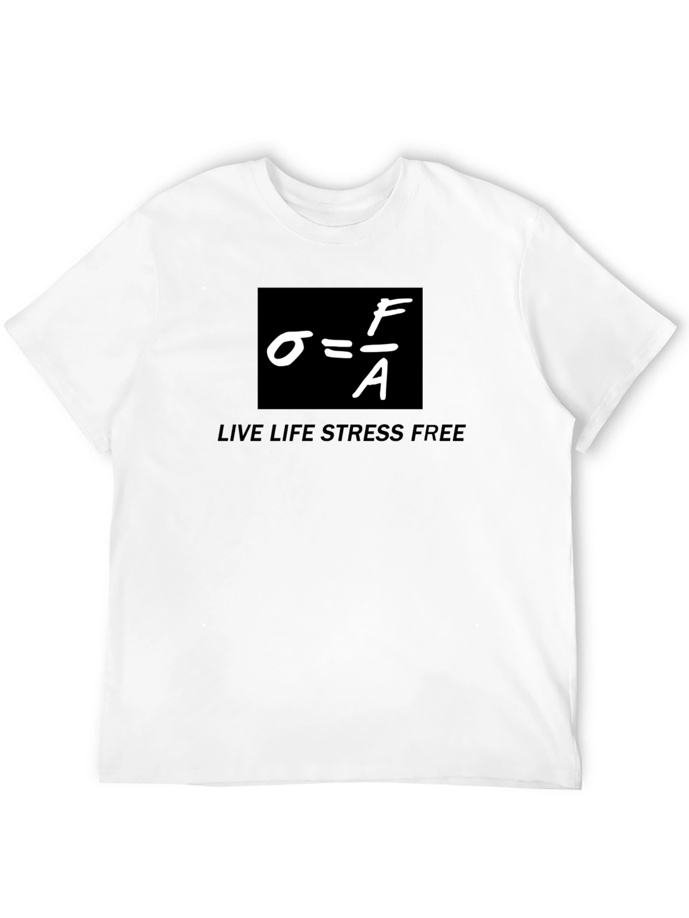 Live Stress-Free T-Shirt: Formula Design Relaxed Fit