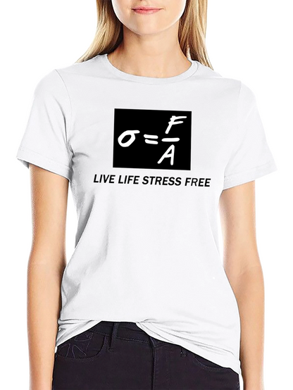 Live Stress-Free T-Shirt: Formula Design Relaxed Fit