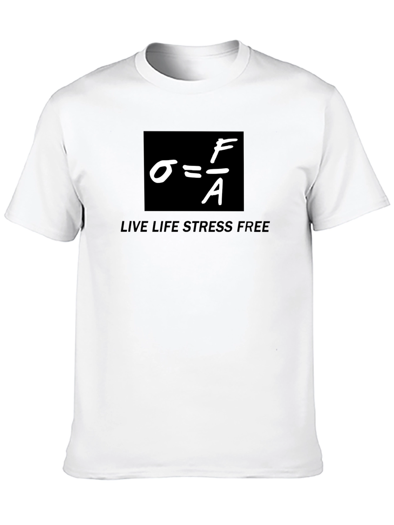 Live Stress-Free T-Shirt: Formula Design Relaxed Fit