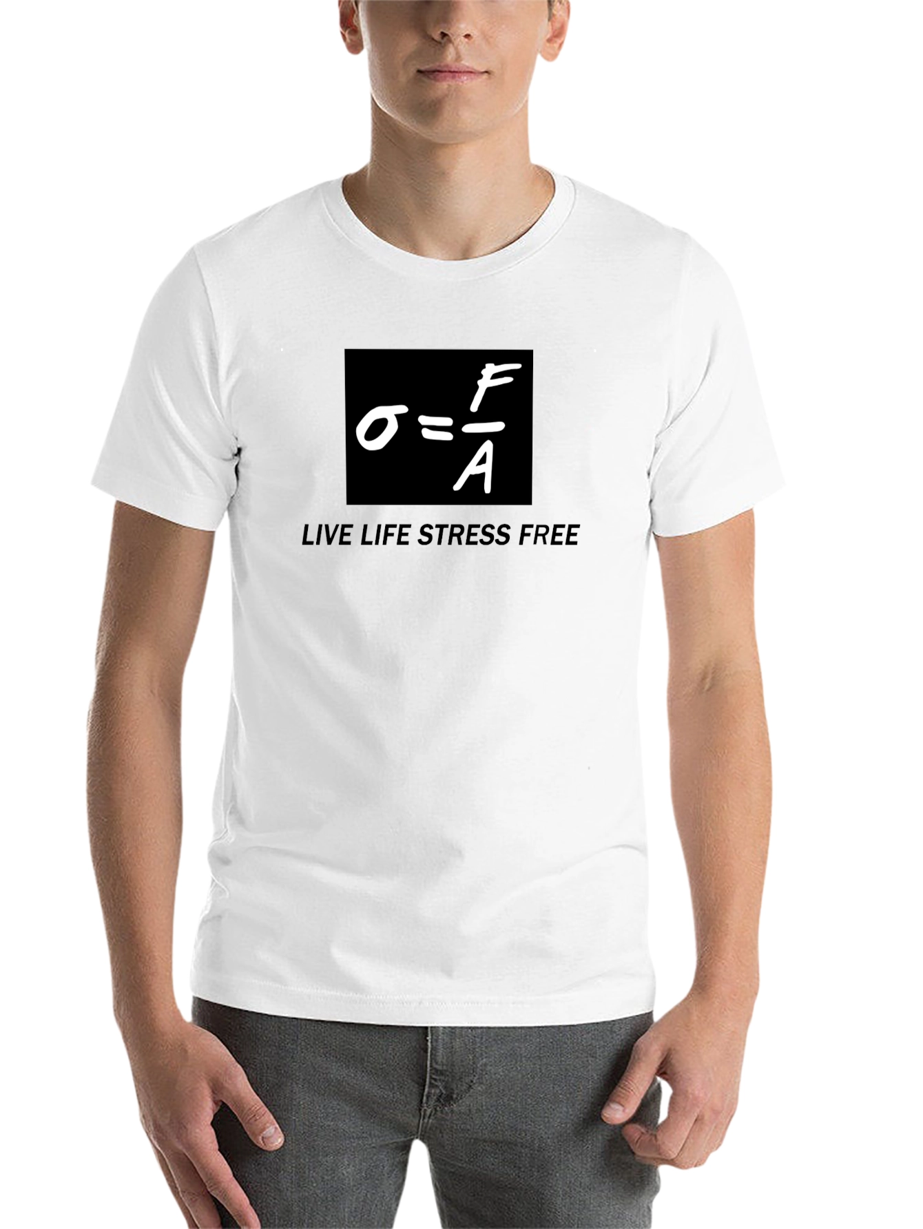 Live Stress-Free T-Shirt: Formula Design Relaxed Fit