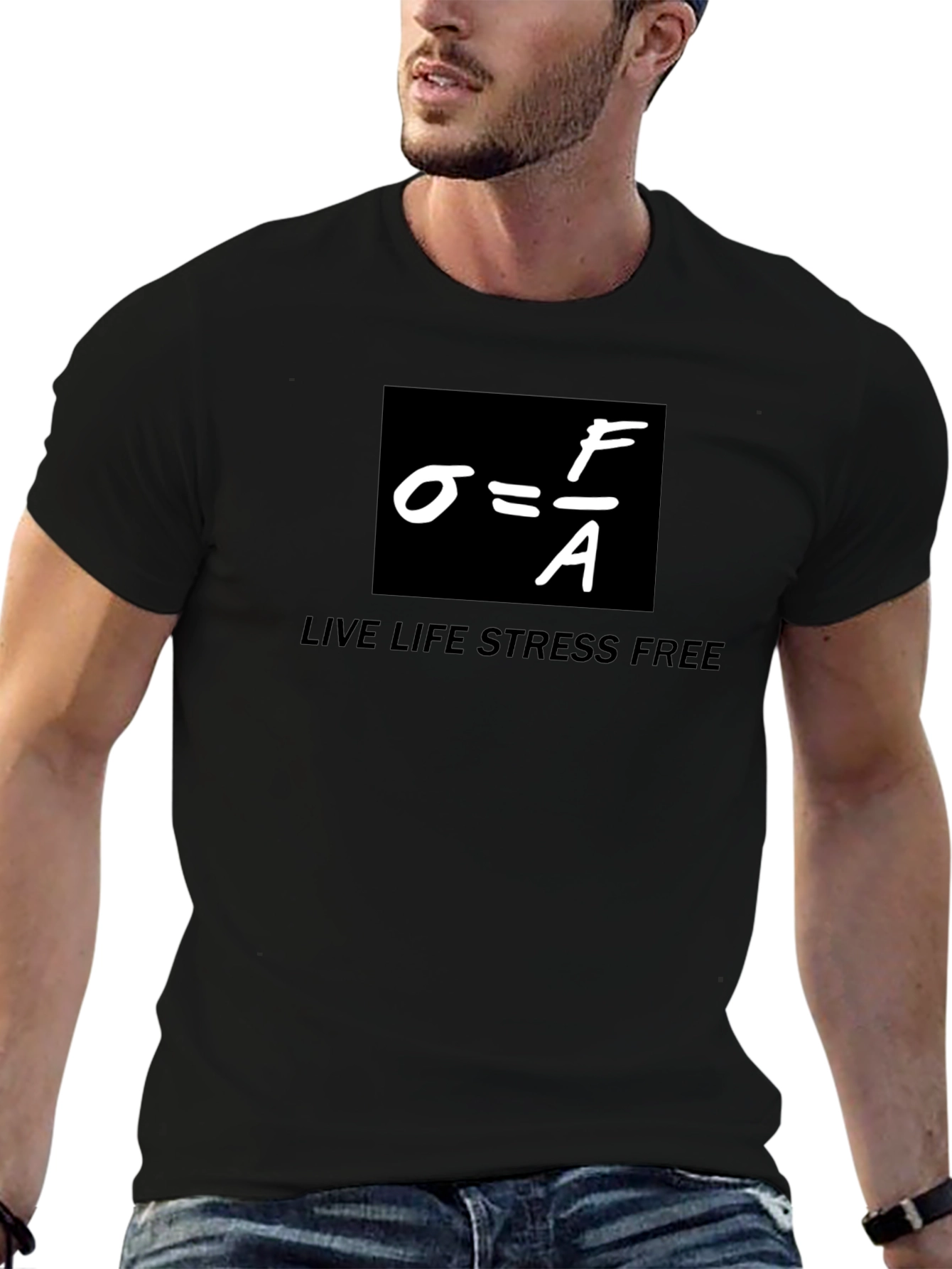 Live Stress-Free T-Shirt: Formula Design Relaxed Fit