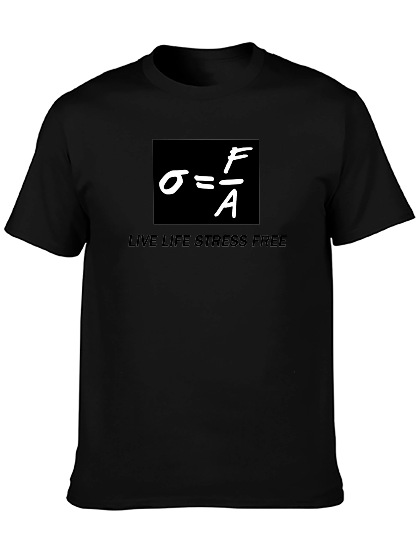 Live Stress-Free T-Shirt: Formula Design Relaxed Fit