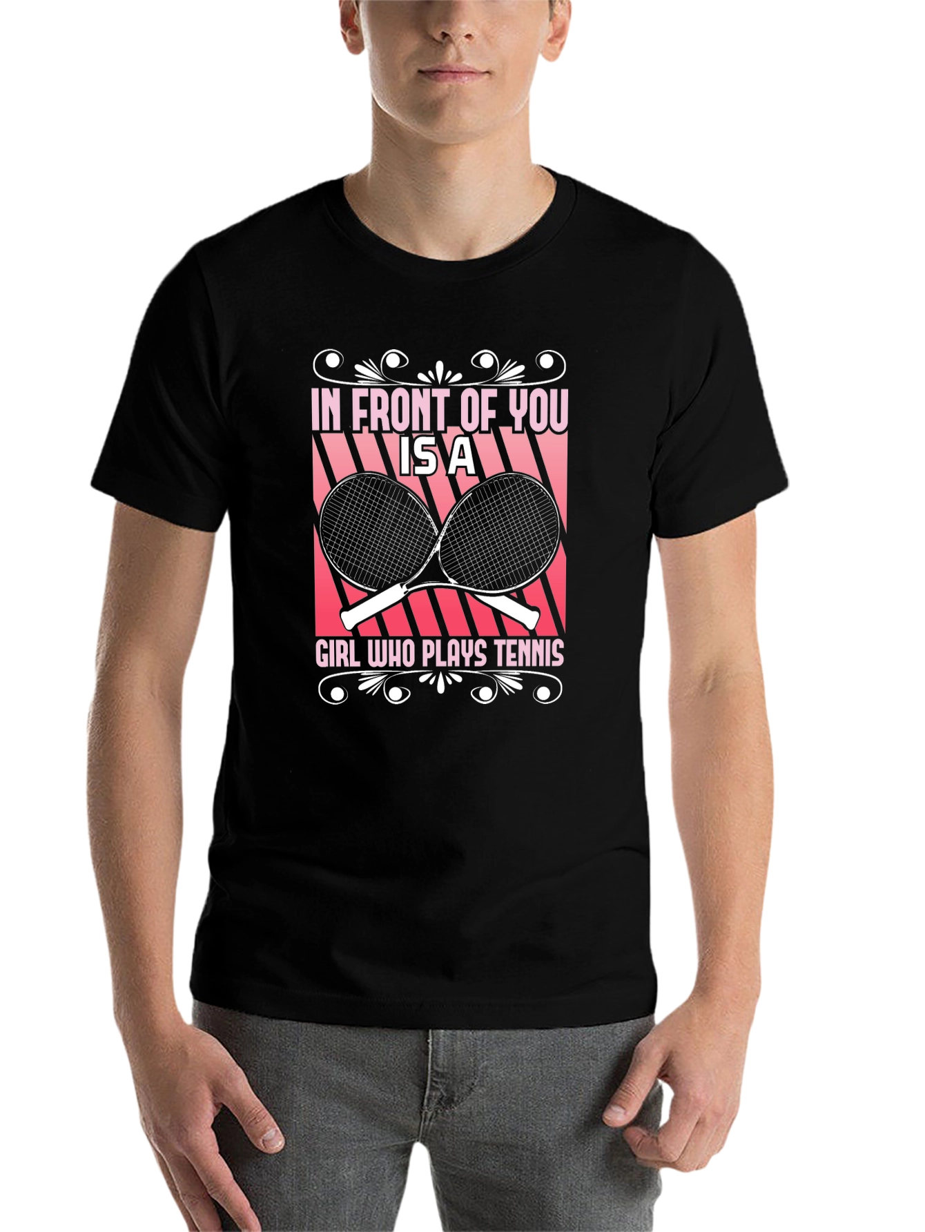 Tennis Girl Graphic T-Shirt