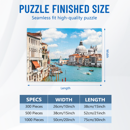 Bright Sunny Venice Grand Canal Cityscape Puzzle
