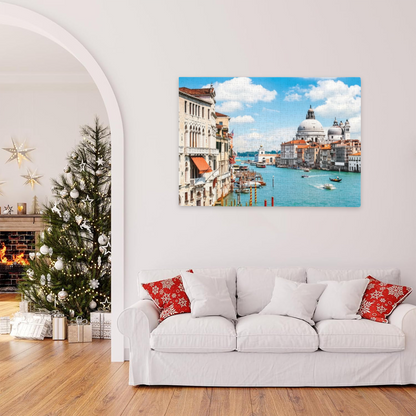 Bright Sunny Venice Grand Canal Cityscape Puzzle
