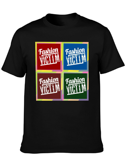 Fashion Victim Graphic Tee - Pop Art Design