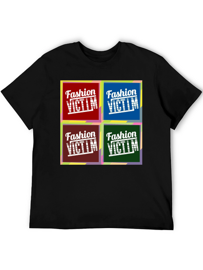 Fashion Victim Graphic Tee - Pop Art Design