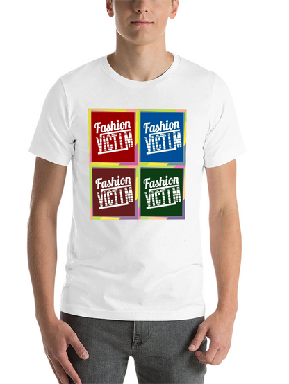 Fashion Victim Graphic Tee - Pop Art Design
