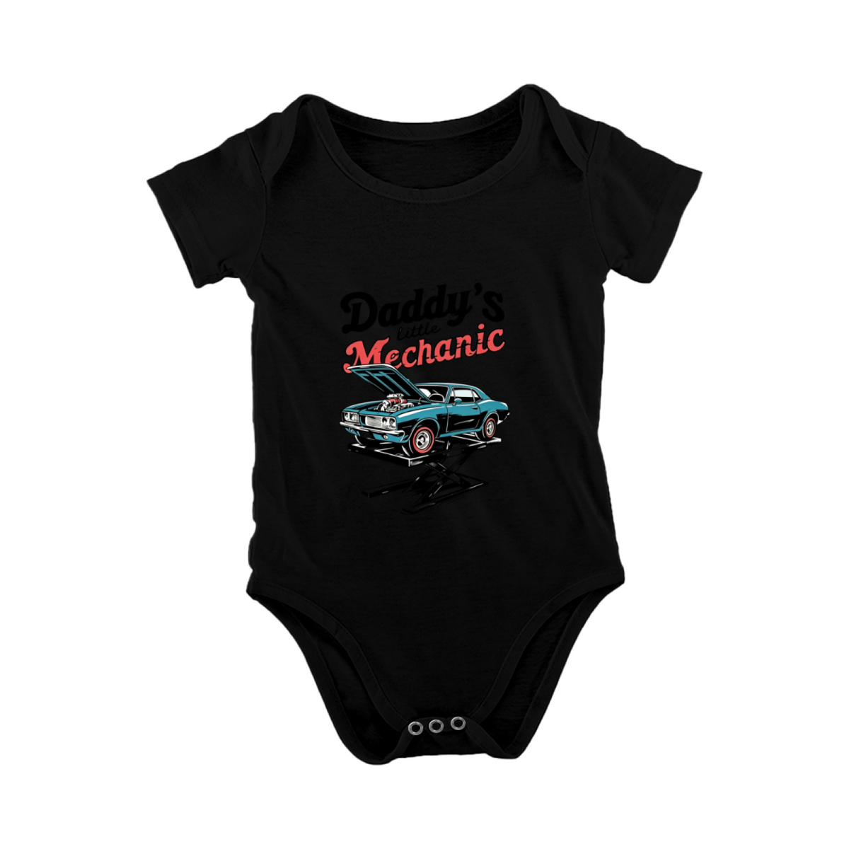 Daddy¡¯s Little Mechanic Vintage Muscle Car Car Lover Baby Onesie