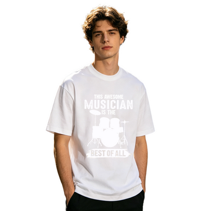 Men's Vintage Drum Kit This Awesome Musician Graphic T-Shirt