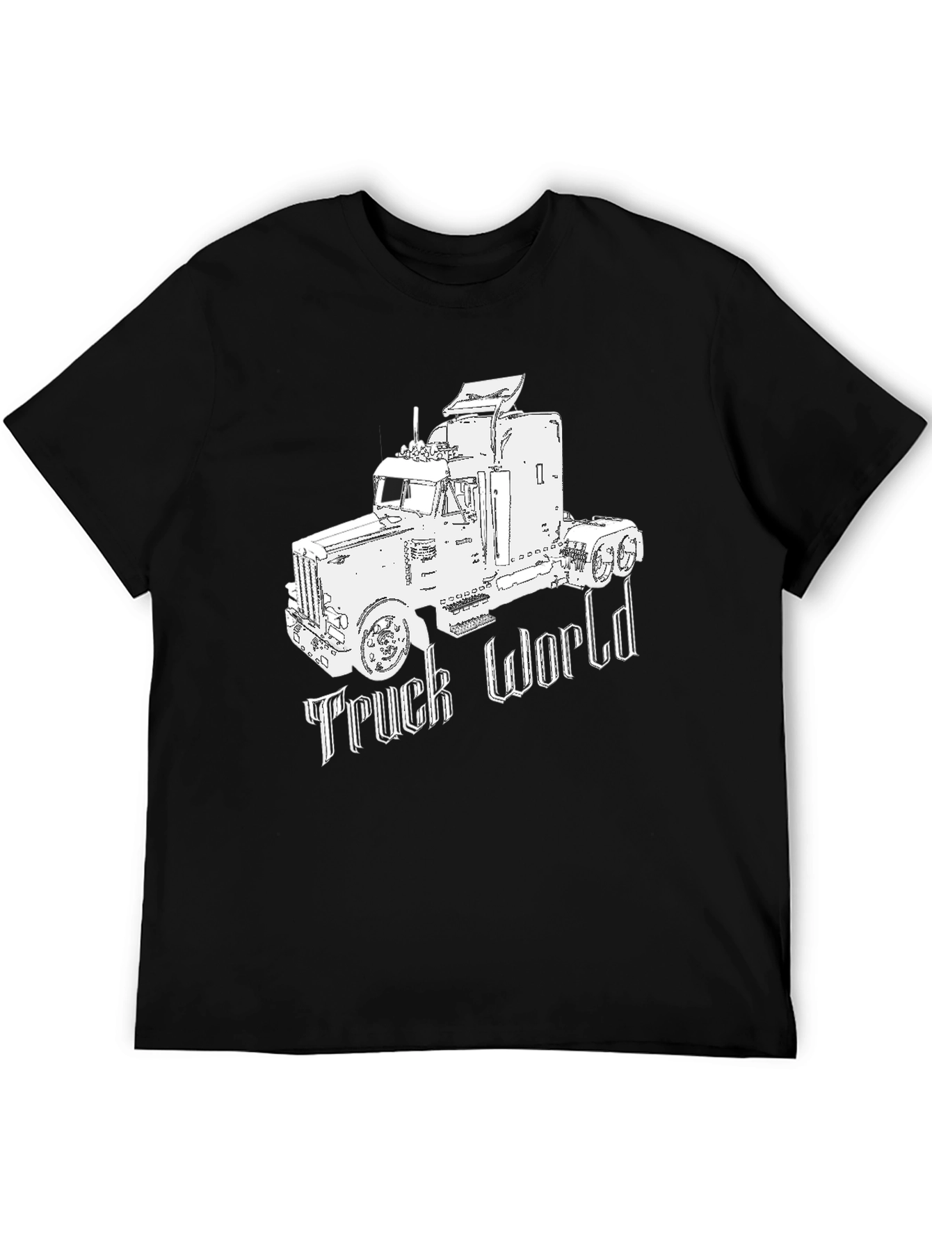 Truck World Black T-Shirt