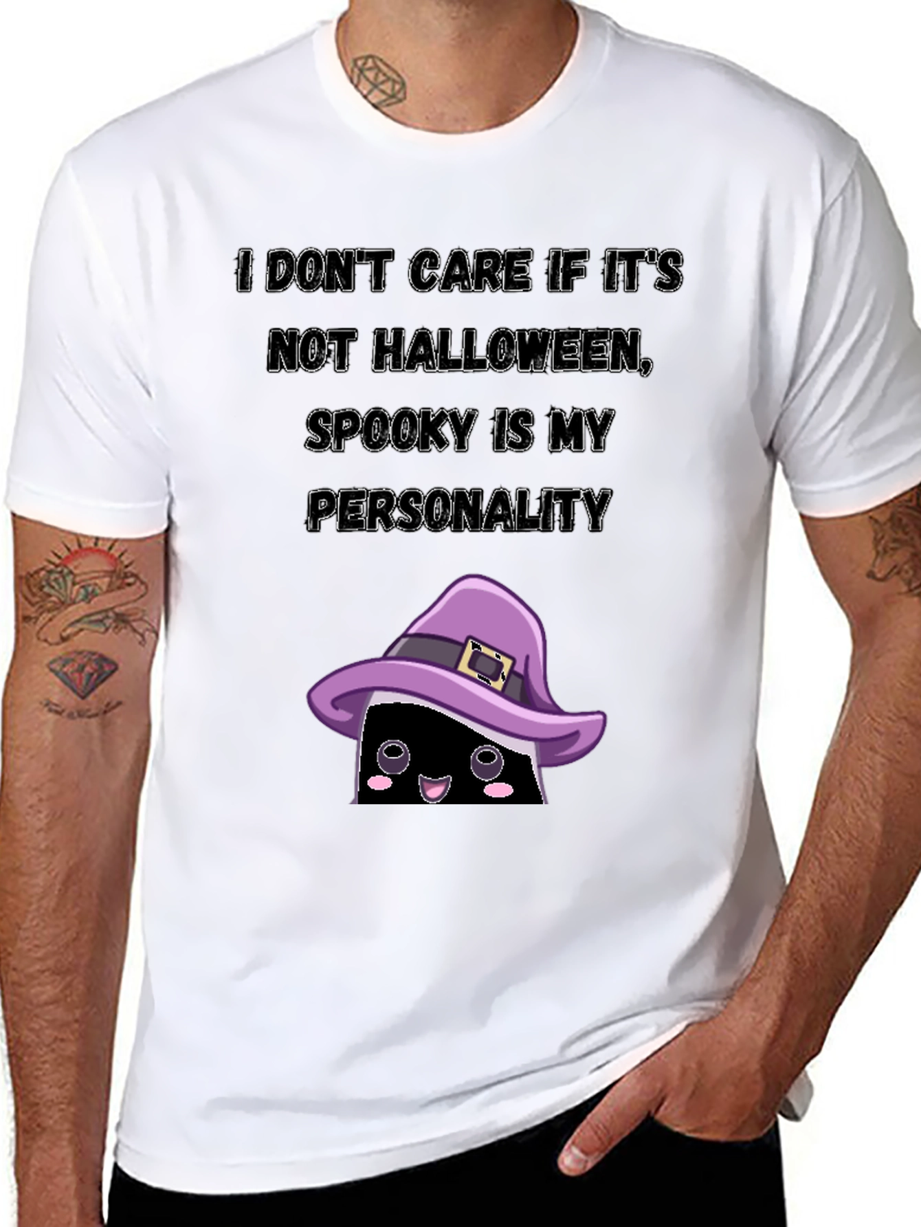 Spooky Personality Graphic T-Shirt - Halloween Everyday Tee