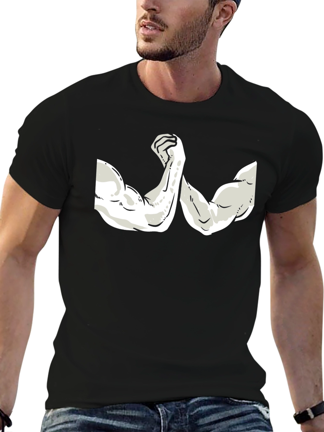 Arm Wrestling Graphic T-Shirt