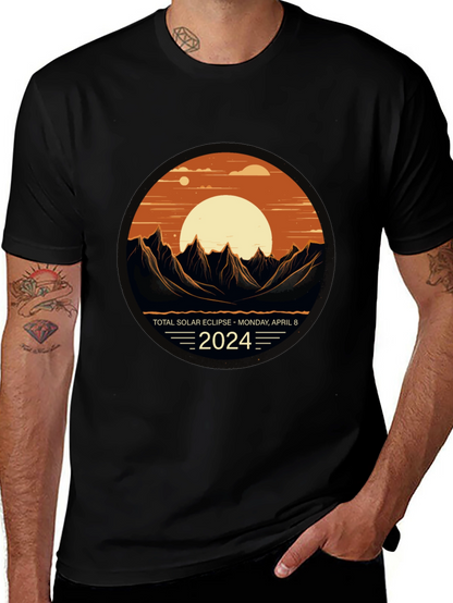 Total Solar Eclipse 2024 Graphic T-Shirt