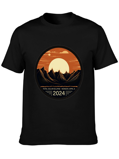Total Solar Eclipse 2024 Graphic T-Shirt