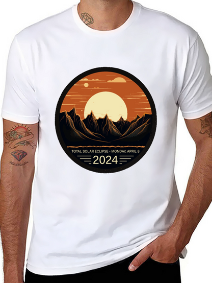 Total Solar Eclipse 2024 Graphic T-Shirt
