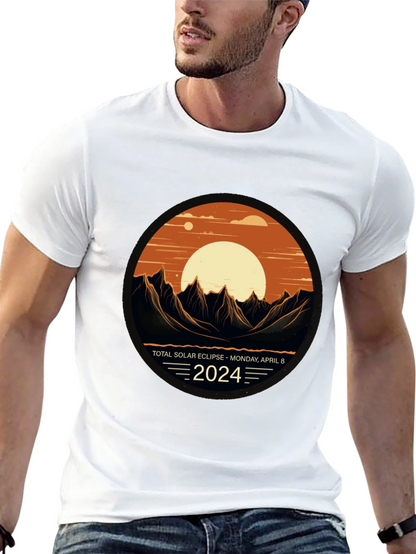 Total Solar Eclipse 2024 Graphic T-Shirt