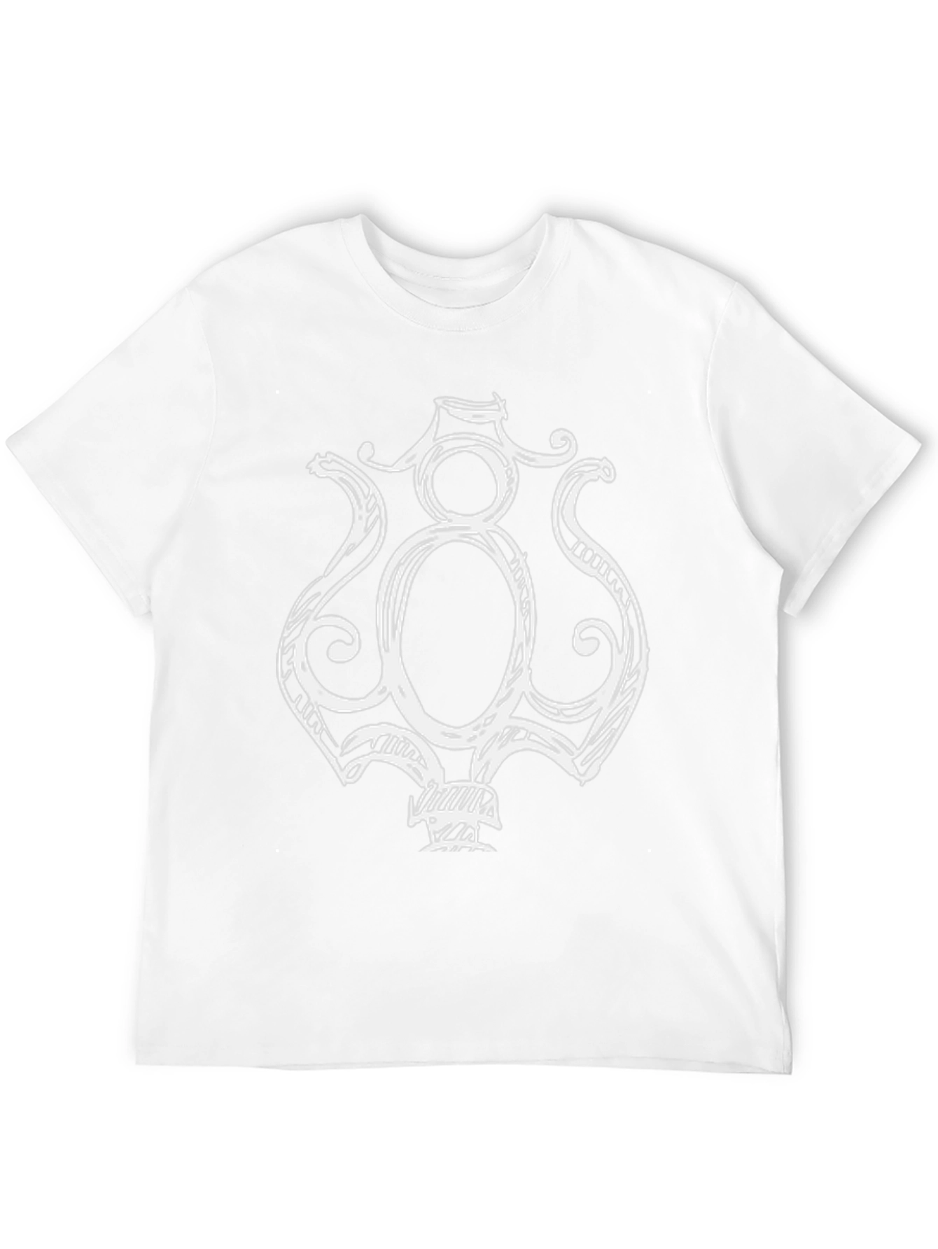 Unique Graphic Tee - Black Cotton Blend