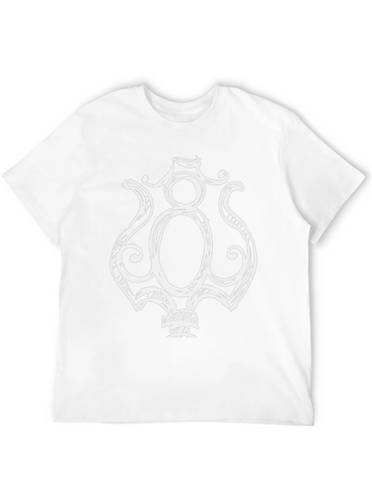 Unique Graphic Tee - Black Cotton Blend
