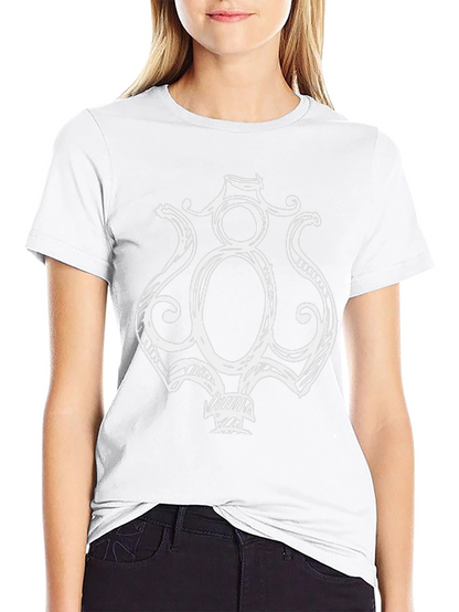 Unique Graphic Tee - Black Cotton Blend