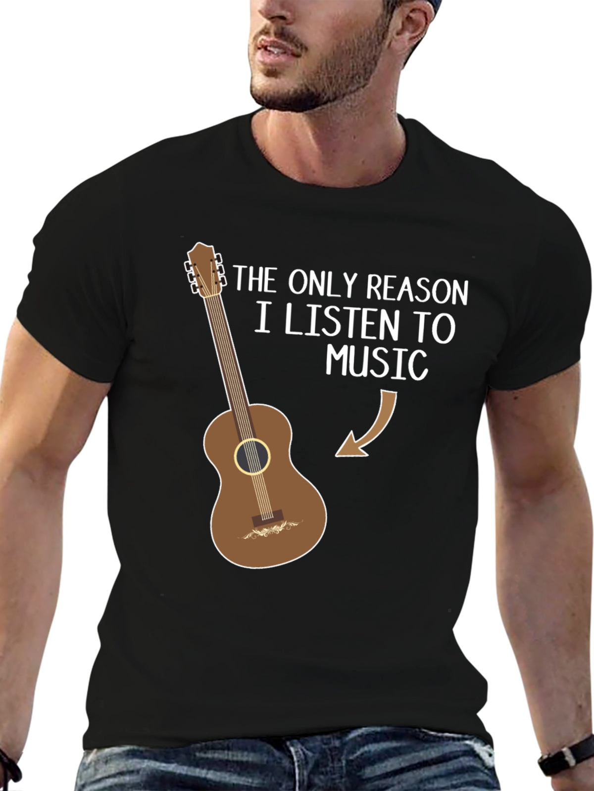 Music Reason Guitar T-Shirt - Musician Humor Tee