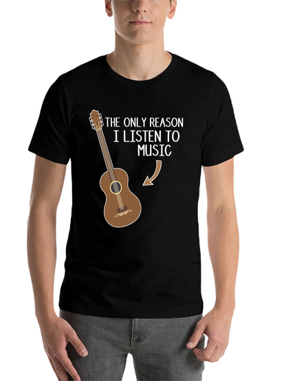 Music Reason Guitar T-Shirt - Musician Humor Tee